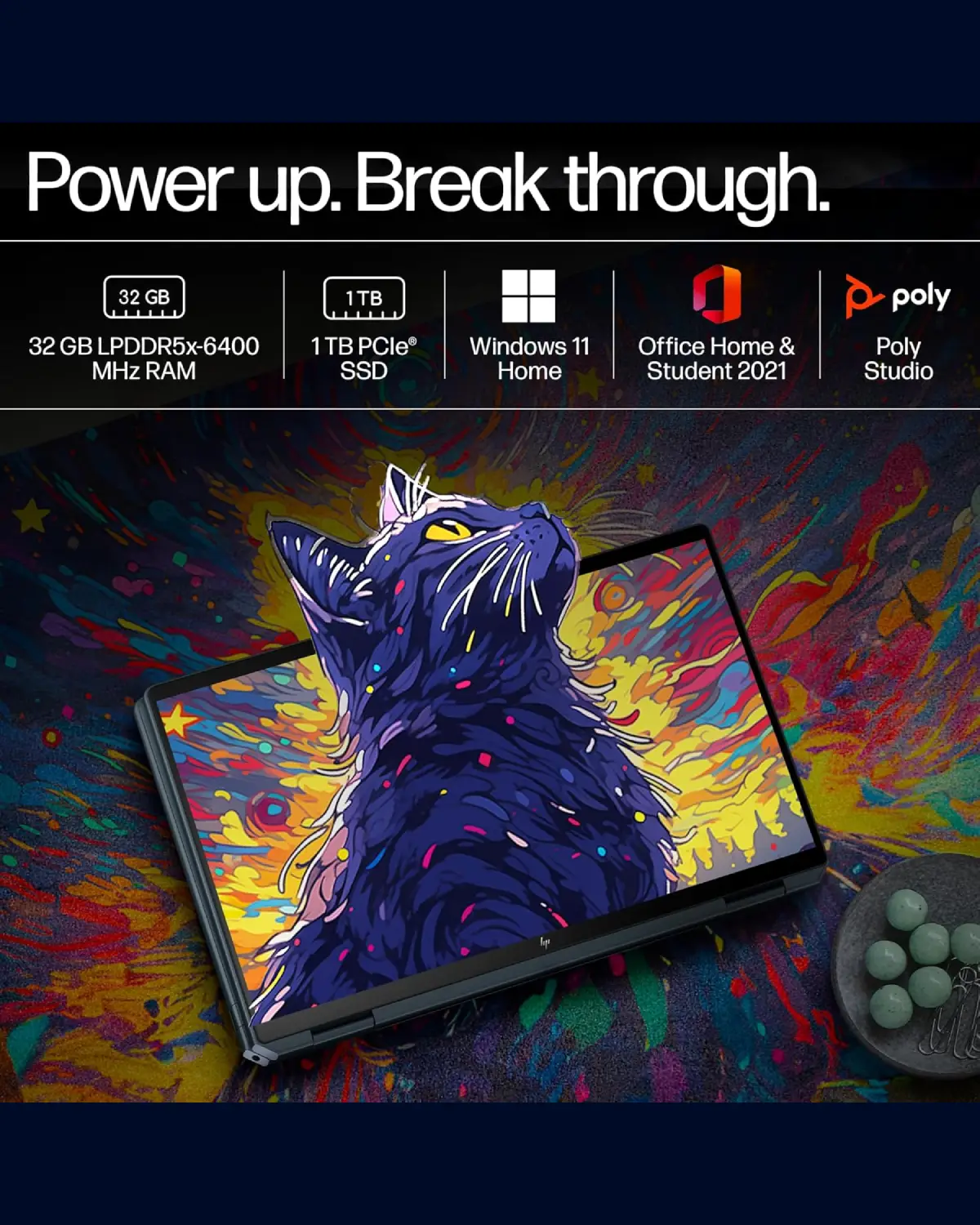 HP Spectre x360, Intel Evo Core Ultra 7 155H